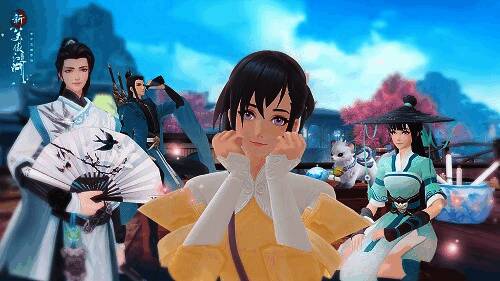 《新笑傲江湖》手游初心服相关画面