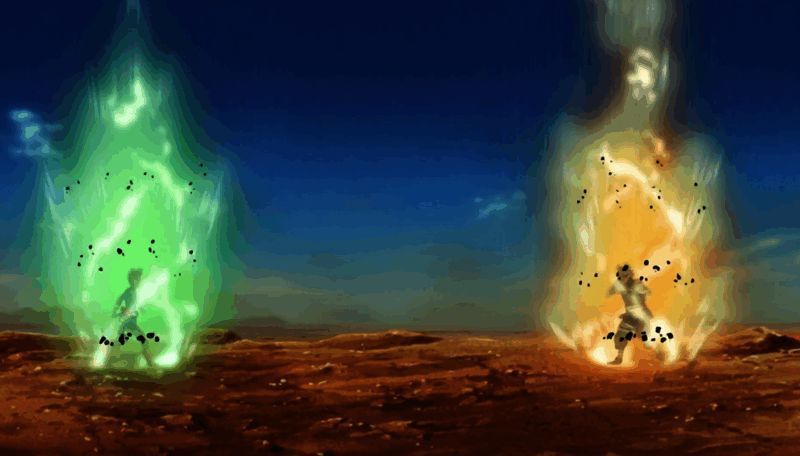 紫罗施展七天呼法的画面