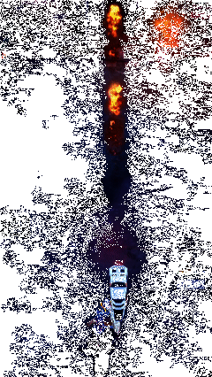 炮弹轰击技能演示动图