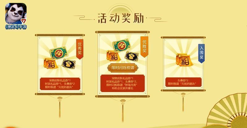 活动奖励展示图