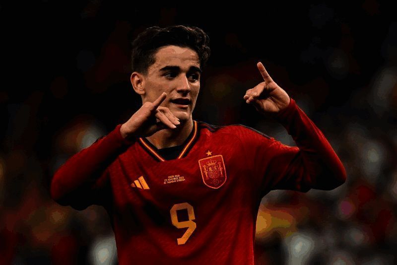 西班牙队进球瞬间