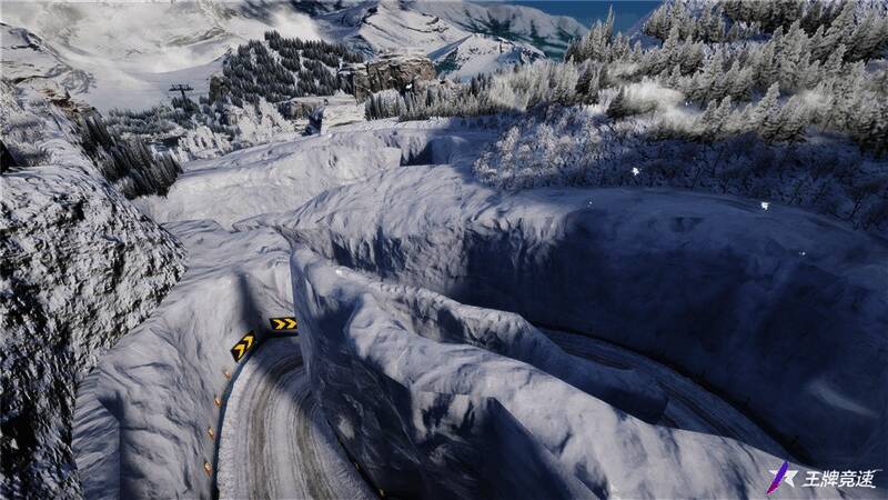 《王牌竞速》中的赛道场景图