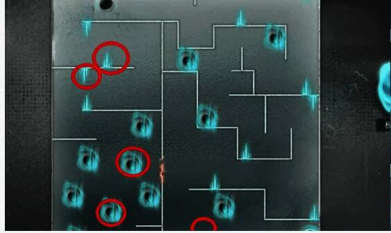 《重返未来:1999》末日与末日之后第8关第1部分游戏画面,有标记点