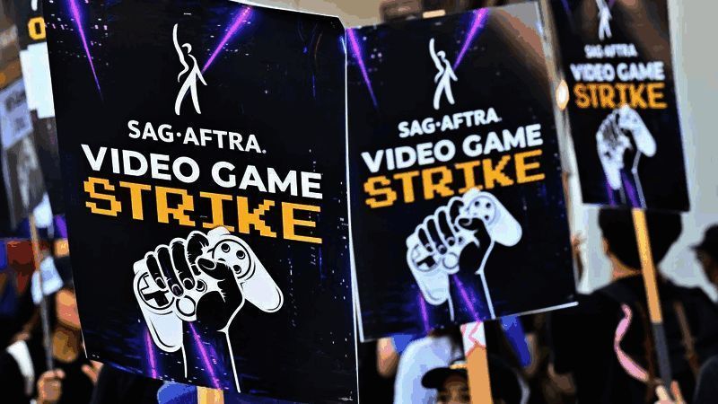 演员工会与游戏公司相关活动现场1