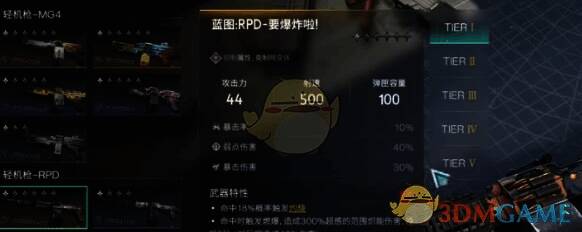 T0级武器展示画面