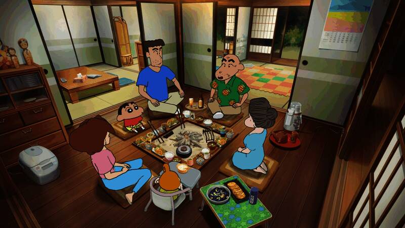 《蜡笔小新：煤炭镇的小白》游戏画面2