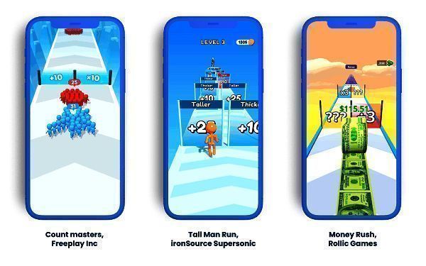 每个游戏在通过大门后都有不同的变化，比如速度/座驾/价值/大小等