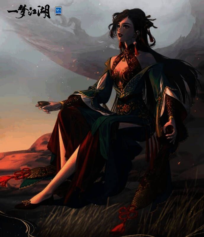 徒博倚着树干欣赏谈妙言跳舞