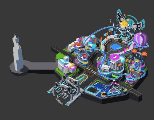 全新3D可互动主场景画面