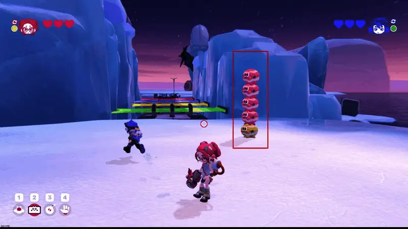 月光下激光阵关卡的叠姆