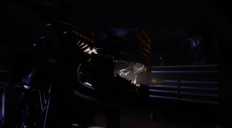 《毁灭战士:黑暗时代》联名款定制机车细节图4