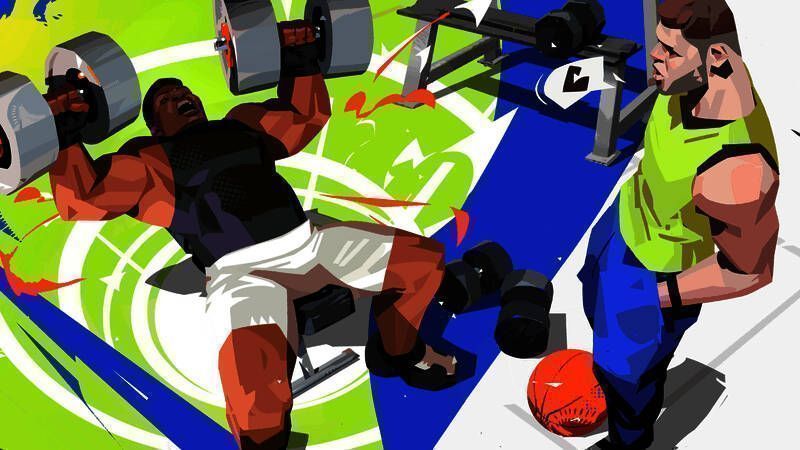 《全明星街球派对》中私人体育馆场景