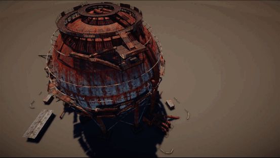 搜打拆游戏配图中的穹顶建筑