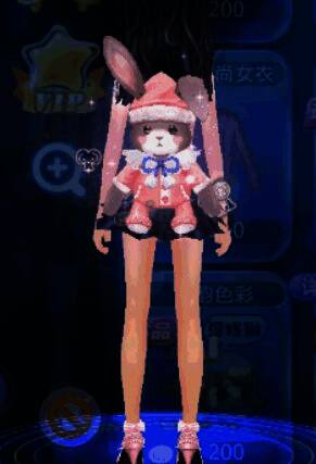 贝贝小兔背饰外观图