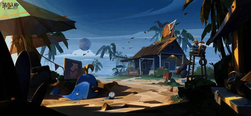 《第五人格》限时公共地图椰风逐浪场景展示
