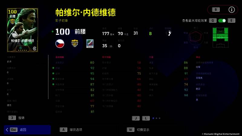 帕维尔·内德维德赛场风采图2