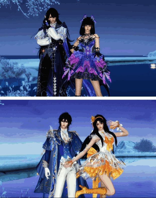 《巴啦啦小魔仙》与《逆水寒》联动宣传画面