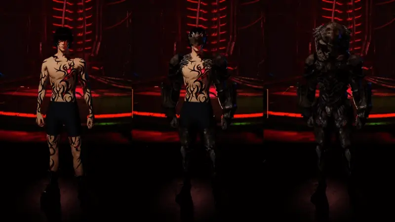 《机甲战魔神话之裔》异化后的主角画面