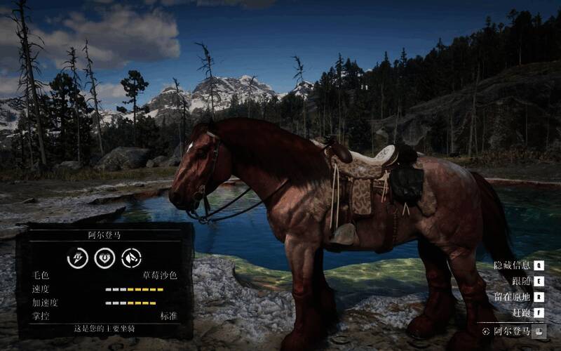 阿尔登马草莓沙色外观图