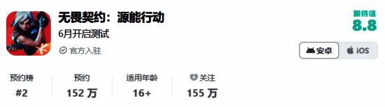 无畏契约手游预约数据截图