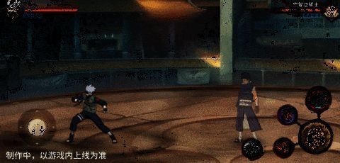 须佐能乎完全体手持巨型雷切,准备发动致命一击