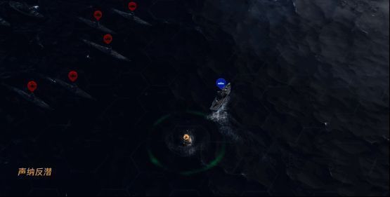 指挥舰投放声呐探测潜艇,展开反潜作战,紧张气氛扑面而来
