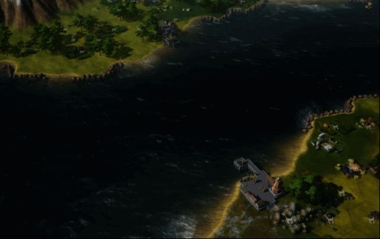 港口、码头、海上关隘构成海战核心节点,争夺激烈