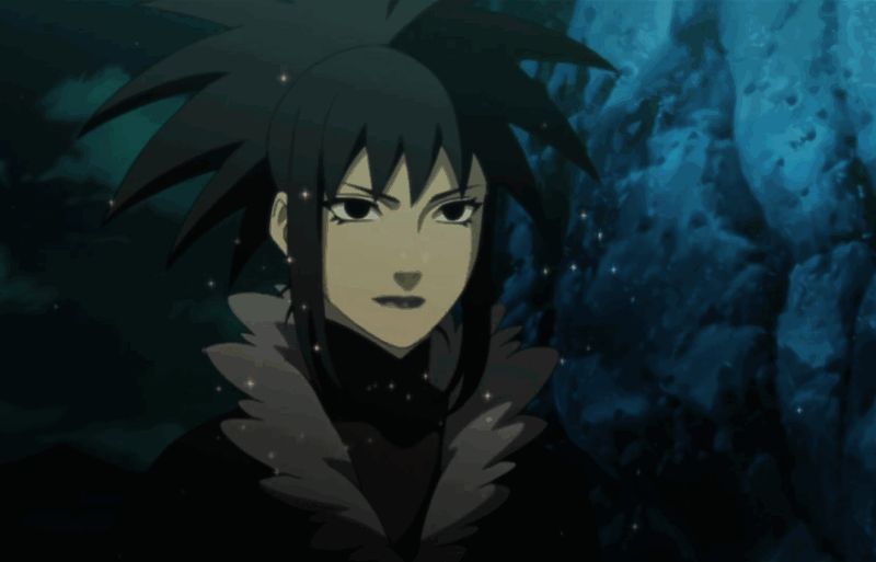 《火影忍者：忍者新世代》红莲角色立绘，身穿特色服饰，背景为晶石元素