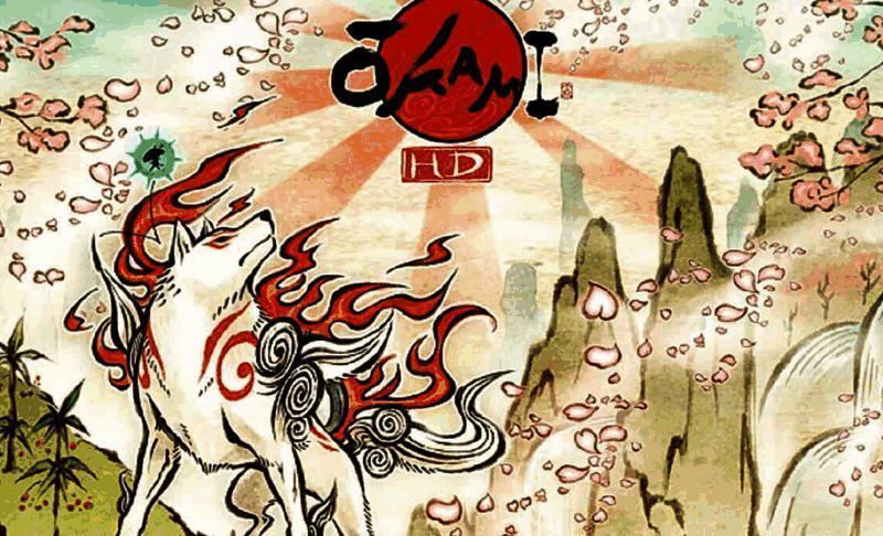 《大神绝景版》游戏截图,水墨风格角色在自然环境中奔跑