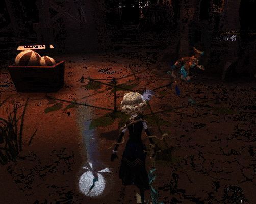 前锋试图牵起倒地队友，被双信徒拦截场景