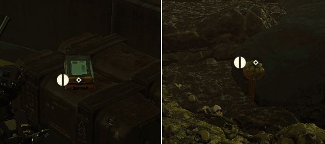 游戏场景中多名角色正在合作收集样本