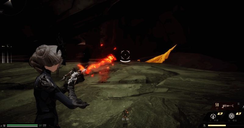 无序奇点技能释放动画截图,呈现爆炸AOE效果