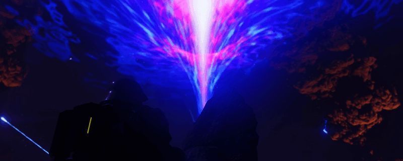 游戏界面展示《绝地潜兵2》主菜单画面，界面风格科技感十足