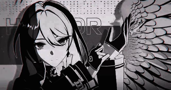 哈尼亚骑着炫酷摩托车飞驰而来的画面,身后带出强烈的光效轨迹