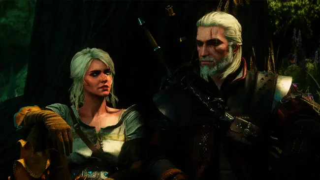 《巫师3》早期设定中杰洛特身穿狂猎铠甲的形象草图