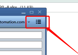 邮件回复界面右上角更多选项按钮特写