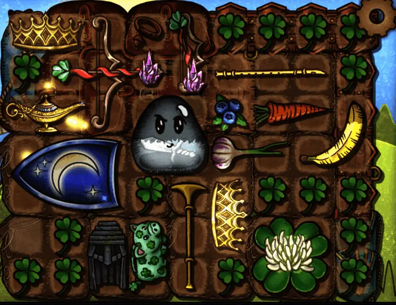 双弓秒杀流标准构筑布局,展示两把弓与关键装备的摆放位置