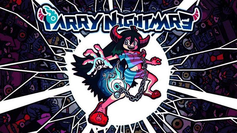 《弹飞噩梦》Switch版宣传图，展示主角与敌人激烈对战