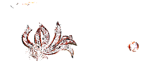 六尾鸣人发动场景破坏的震撼视觉效果