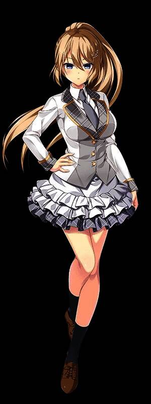 阵内莉佳子角色展示，运动风格，神情略显紧张