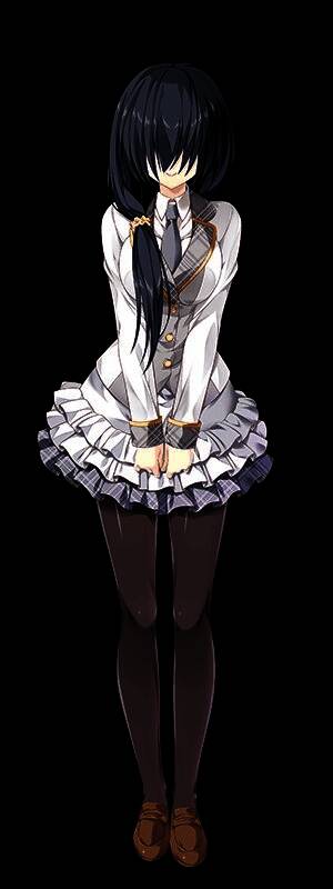 吉村凛角色图示，外号“羽生学园的梅杜莎”，表情略显无奈