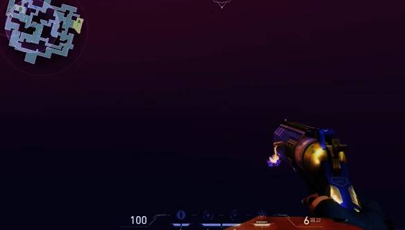 准星二示意图,黑色边框白色十字线,整体简洁明了