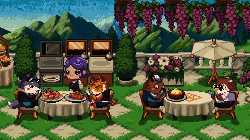 咖啡馆内部视角，展现细腻画质与温馨环境