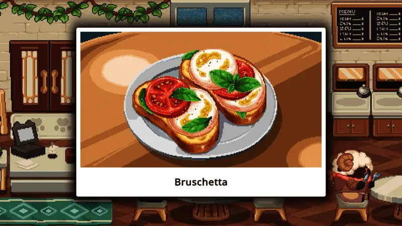 菜单定制界面，玩家可自由调整饮品种类与价格