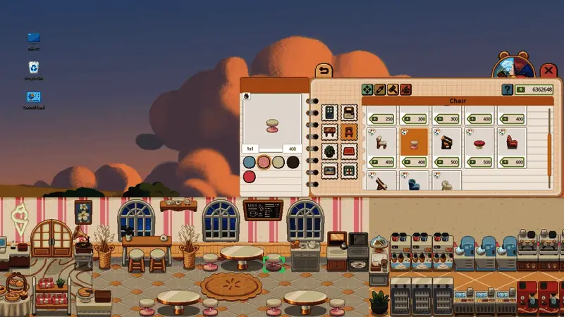 夜间咖啡馆外观，灯光点缀下营造出浪漫氛围