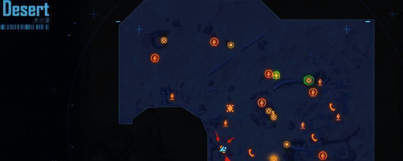 剑星双鱼拍摄任务地图指引图，显示传送点及目的地方位