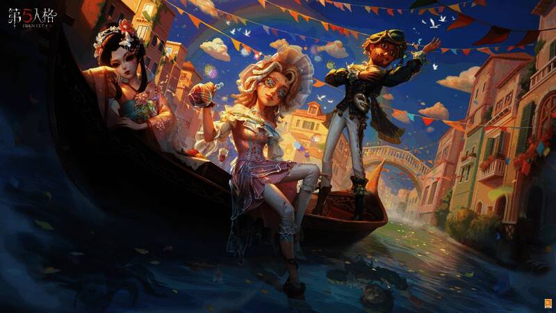 调酒师芙拉吉尔身穿破碎琉璃般的服饰,眼神迷离