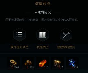 捕狩猎叉第八阶段最终强化材料一览图