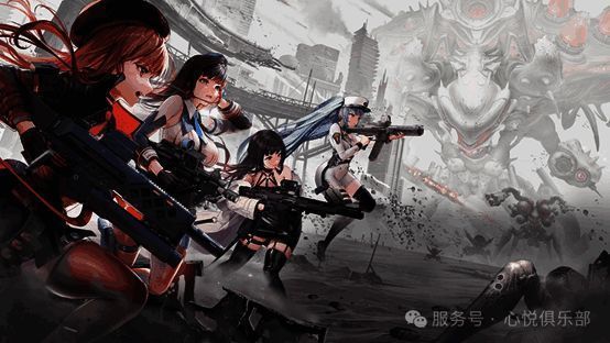 《胜利女神:新的希望》游戏主界面展示,角色立绘精美,场景宏大