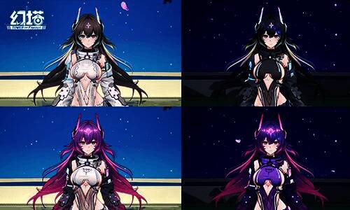 艾斯特白天与夜晚服饰对比图,颜色随环境变化明显